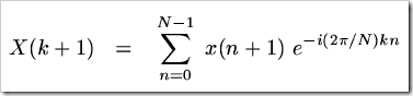 DFT. Equation 1